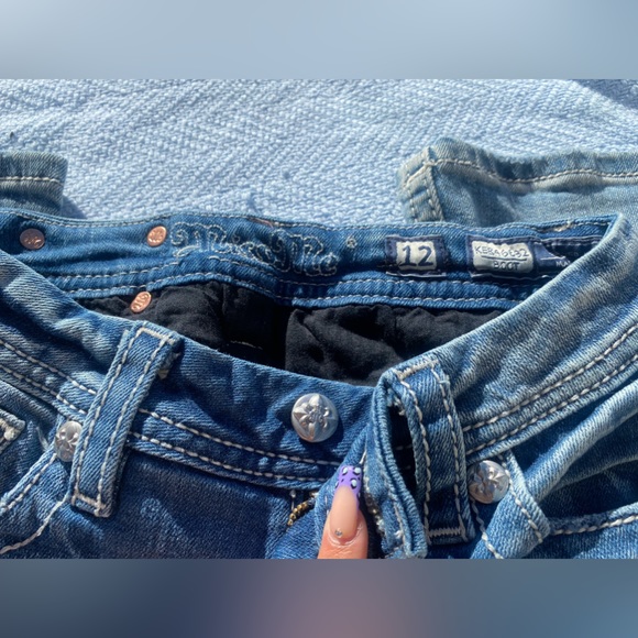 Girls MissMe Embellished Jeans - Picture 2 of 3